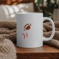 Mom Of Ballers USA Flag Football Baseball Mom Graphic Print Coffee Mug