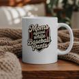 Moms Against Baseball Pants Baseball Mom Premium Tri-Blend Graphic Print Coffee Mug