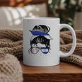 Nicaraguan Baseball Mom Nicaragua Flag Baseball Girl Graphic Print Coffee Mug