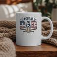 Patriotic Baseball Dad USA Flag American 4th Of July Graphic Print Coffee Mug Patriotic Baseball Dad USA Flag American 4th Of July Graphic Print Coffee Mug