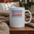 Retro Baseball Mom Mother's Day Weekend Forecast Baseball Graphic Print Coffee Mug Retro Baseball Mom Mother's Day Weekend Forecast Baseball Graphic Print Coffee Mug