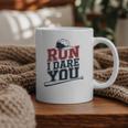 Run I Dare You Baseball Catcher Player Fan Graphic Print Coffee Mug Run I Dare You Baseball Catcher Player Fan Graphic Print Coffee Mug