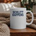 Schlitt Happens NY Bronx I Heart Baseball Apparel Graphic Print Coffee Mug