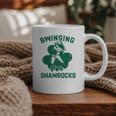Shamrock Baseball Dad St Patricks Irish Ireland St Paddys Graphic Print Coffee Mug