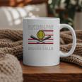 Softball Dad Like a Baseball Dad But Bigger Balls Father Day Premium Graphic Print Coffee Mug