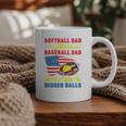 Softball Dad Like A Baseball Dad But With Bigger Balls Premium Graphic Print Coffee Mug Softball Dad Like A Baseball Dad But With Bigger Balls Premium Graphic Print Coffee Mug