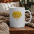 Strike Out Childhood Cancer Boys Baseball Drip Gold Ribbon Graphic Print Coffee Mug