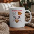 Valentines Day Boys Men Hearts Gaming Football Baseball Love Premium Tri-Blend Graphic Print Coffee Mug