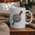 Vintage 1 Baseball Dad Daddy Father's Day Son And Daughter Graphic Print Coffee Mug Vintage 1 Baseball Dad Daddy Father's Day Son And Daughter Graphic Print Coffee Mug