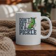 Youth Baseball Catcher Humor Don’t Get In A Pickle Graphic Print Coffee Mug Youth Baseball Catcher Humor Don’t Get In A Pickle Graphic Print Coffee Mug