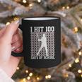 100 Days Of School Boys Kids 100th Day Balls For Baseball Graphic Print Coffee Mug