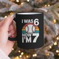 I Was 6 Now Im 7 Baseball Birthday Age 7 Graphic Print Coffee Mug I Was 6 Now Im 7 Baseball Birthday Age 7 Graphic Print Coffee Mug