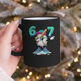 67 Meme Six Seven 6 7 Meme Dab Baseball Ice Cream Drip Graphic Print Coffee Mug