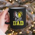 Ball Dad Softball Baseball Dad Fathers Day Graphic Print Coffee Mug