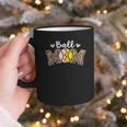 Ball Mom Leopard Baseball Softball Player Mom Graphic Print Coffee Mug Ball Mom Leopard Baseball Softball Player Mom Graphic Print Coffee Mug