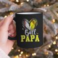Ball Papa Softball Baseball Dad Daddy Graphic Print Coffee Mug