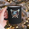 Baseball 5 Year Old Ice Cream Drip 5th Birthday Boy Number 5 Graphic Print Coffee Mug Baseball 5 Year Old Ice Cream Drip 5th Birthday Boy Number 5 Graphic Print Coffee Mug