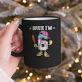 Baseball 6th Birthday Boy Ice Cream Drip Bruh I'm 6 Year Old Graphic Print Coffee Mug Baseball 6th Birthday Boy Ice Cream Drip Bruh I'm 6 Year Old Graphic Print Coffee Mug
