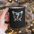 Baseball 7 Year Old Ice Cream Drip 7th Birthday Boy Number 7 Graphic Print Coffee Mug