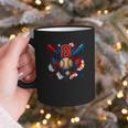 Baseball 8 Year Old Splash Drip 8th Birthday Boy Number 8 Graphic Print Coffee Mug