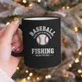 Baseball & Fishing Graphic Print Coffee Mug Baseball & Fishing Graphic Print Coffee Mug