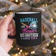Baseball Or Bows Big Brother Loves You Gender Pink Or Blue Graphic Print Coffee Mug Baseball Or Bows Big Brother Loves You Gender Pink Or Blue Graphic Print Coffee Mug