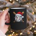 Baseball Christmas Lights Santa Christmas Baseball Player Graphic Print Coffee Mug Baseball Christmas Lights Santa Christmas Baseball Player Graphic Print Coffee Mug