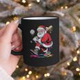 Baseball Christmas Santa Claus Batter Baseball Drip Graphic Print Coffee Mug