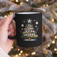 Baseball Christmas Tree Lights Graphic Print Coffee Mug Baseball Christmas Tree Lights Graphic Print Coffee Mug