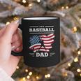 Baseball DAD American Flag Patriotic Father's Day Graphic Print Coffee Mug Baseball DAD American Flag Patriotic Father's Day Graphic Print Coffee Mug