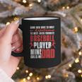 Baseball Dad Cute Love Home Run Pitcher Catcher Baseball Fan Graphic Print Coffee Mug