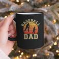 Baseball Dad Father Son Proud Daddy Papa Grandpa Sports Graphic Print Coffee Mug