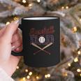 Baseball Dad Father's Day Vintage Retro Sarcastic Dad Graphic Print Coffee Mug