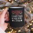Baseball Dad Hit And Steal Ballpark Father Graphic Print Coffee Mug Baseball Dad Hit And Steal Ballpark Father Graphic Print Coffee Mug