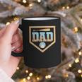 Baseball Dad Ice Cream Drip Home Plate Bat Cool Fathers Day Graphic Print Coffee Mug