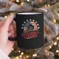 Baseball Dad USA Flag Graphic Print Coffee Mug Baseball Dad USA Flag Graphic Print Coffee Mug