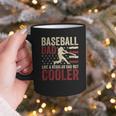 Baseball Dad Vintage Baseball Father’s Day Graphic Print Coffee Mug