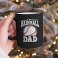 Baseball Dad Vintage Baseball Player Daddy Men Graphic Print Coffee Mug