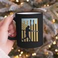 Baseball Drip Boys Dripping Ice Cream Baseball American Flag Graphic Print Coffee Mug