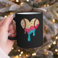 Baseball Drip Melting Ice Cream Baseball Heart Boys Girls Graphic Print Coffee Mug Baseball Drip Melting Ice Cream Baseball Heart Boys Girls Graphic Print Coffee Mug