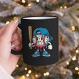 Baseball Drippy Style Apparel For Boys Youth Cool Baseball Graphic Print Coffee Mug