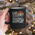 Baseball Fan Vintage Retro Eat Sleep Baseball Repeat Graphic Print Coffee Mug Baseball Fan Vintage Retro Eat Sleep Baseball Repeat Graphic Print Coffee Mug