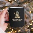 Baseball Frog Saying Batting Retro Artwork Graphic Print Coffee Mug