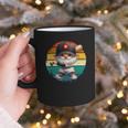 Baseball Grandpa Gnome On A Retro Sunset For Baseball Dad Graphic Print Coffee Mug Baseball Grandpa Gnome On A Retro Sunset For Baseball Dad Graphic Print Coffee Mug