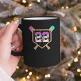 Baseball Ice Cream Drip Number 22 Player 22nd Birthday Graphic Print Coffee Mug Baseball Ice Cream Drip Number 22 Player 22nd Birthday Graphic Print Coffee Mug