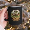 Baseball Ice Cream Drip Number 67 Playground Player 67th Graphic Print Coffee Mug