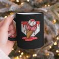 Baseball Ice Cream Drip Baseball Strawberry For Youth Red Graphic Print Coffee Mug