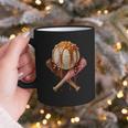 Baseball Ice Cream Drip Style Melting Ice Cream Youth Teen Graphic Print Coffee Mug