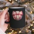 Baseball Mom Coquette Pink Bow Baseball Mom Graphic Print Coffee Mug Baseball Mom Coquette Pink Bow Baseball Mom Graphic Print Coffee Mug