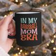 In My Baseball Mom Era Lover Groovy Retro Mother's Day Graphic Print Coffee Mug